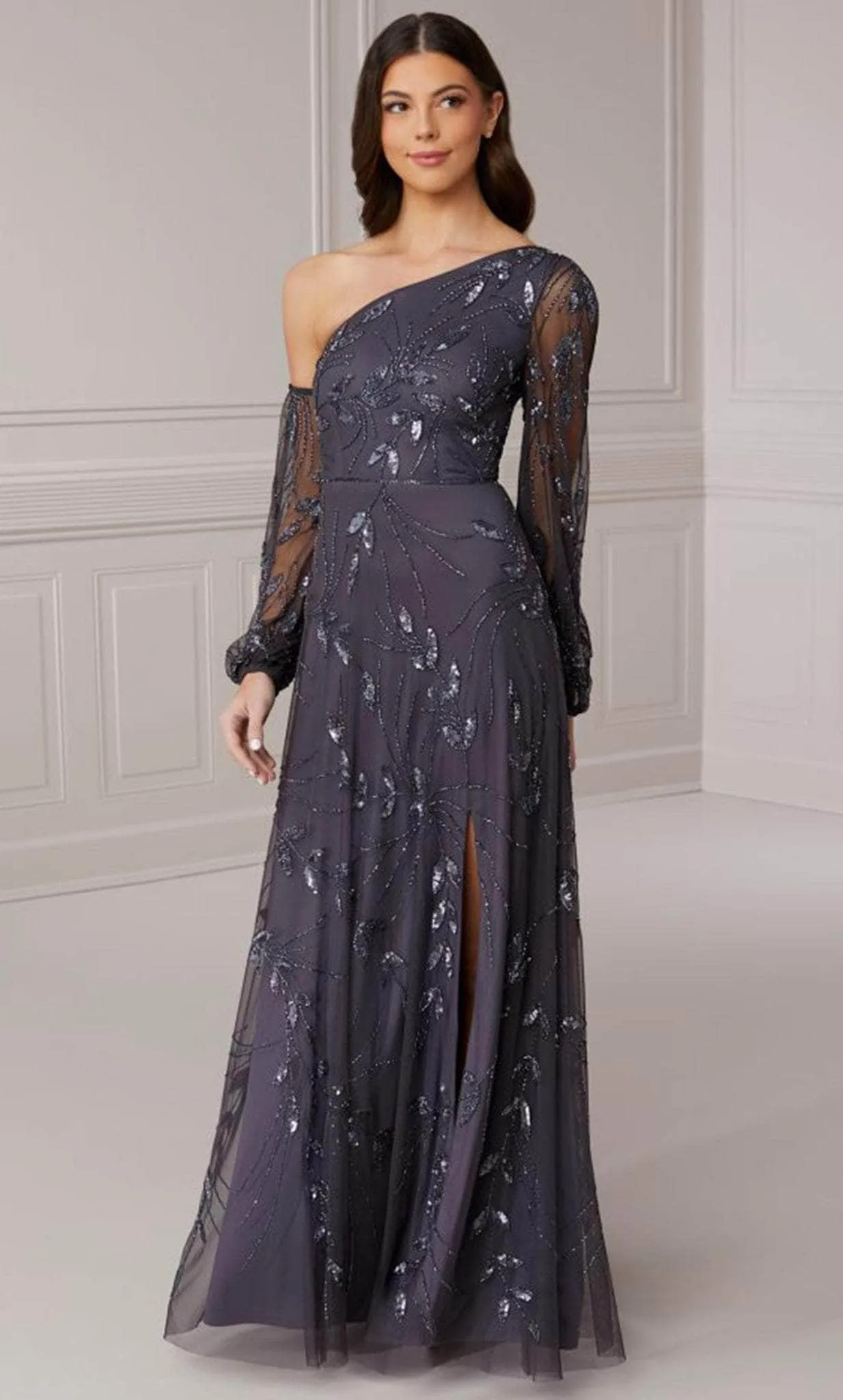 Adrianna Papell Platinum 40416 - One Shoulder Dress