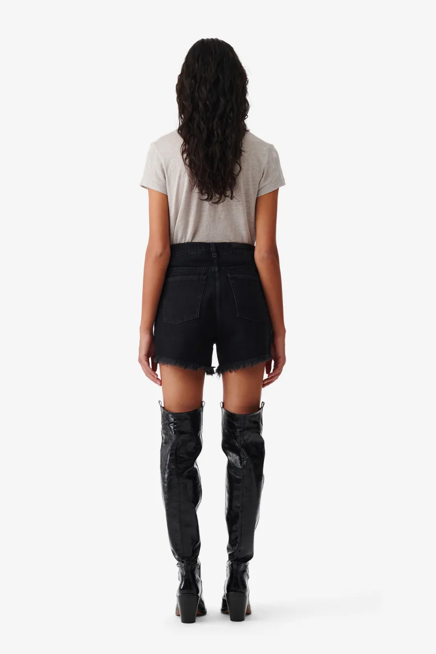 Altom Denim Shorts Black