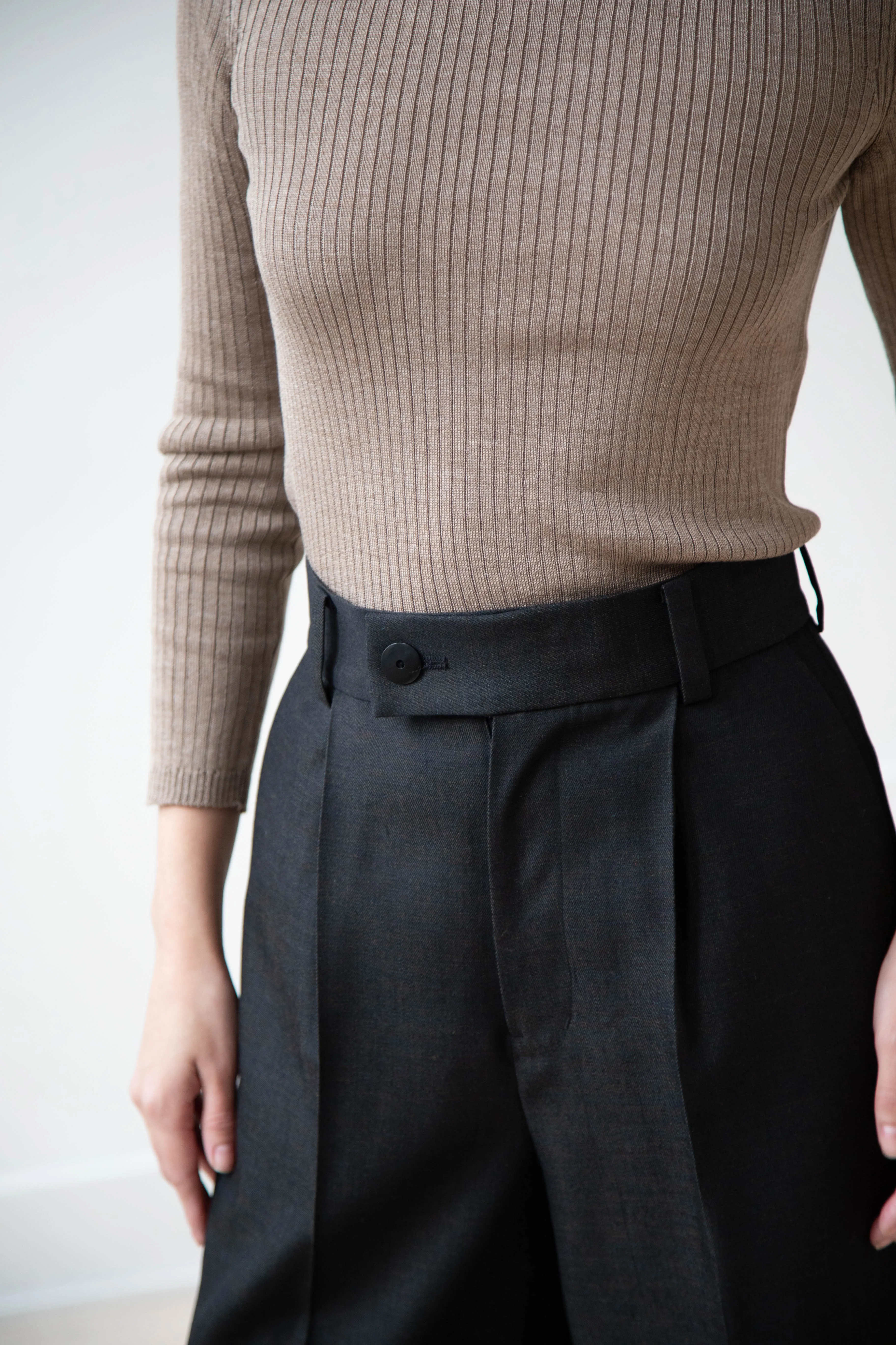 Arts & Science Simple Wide Leg Pants