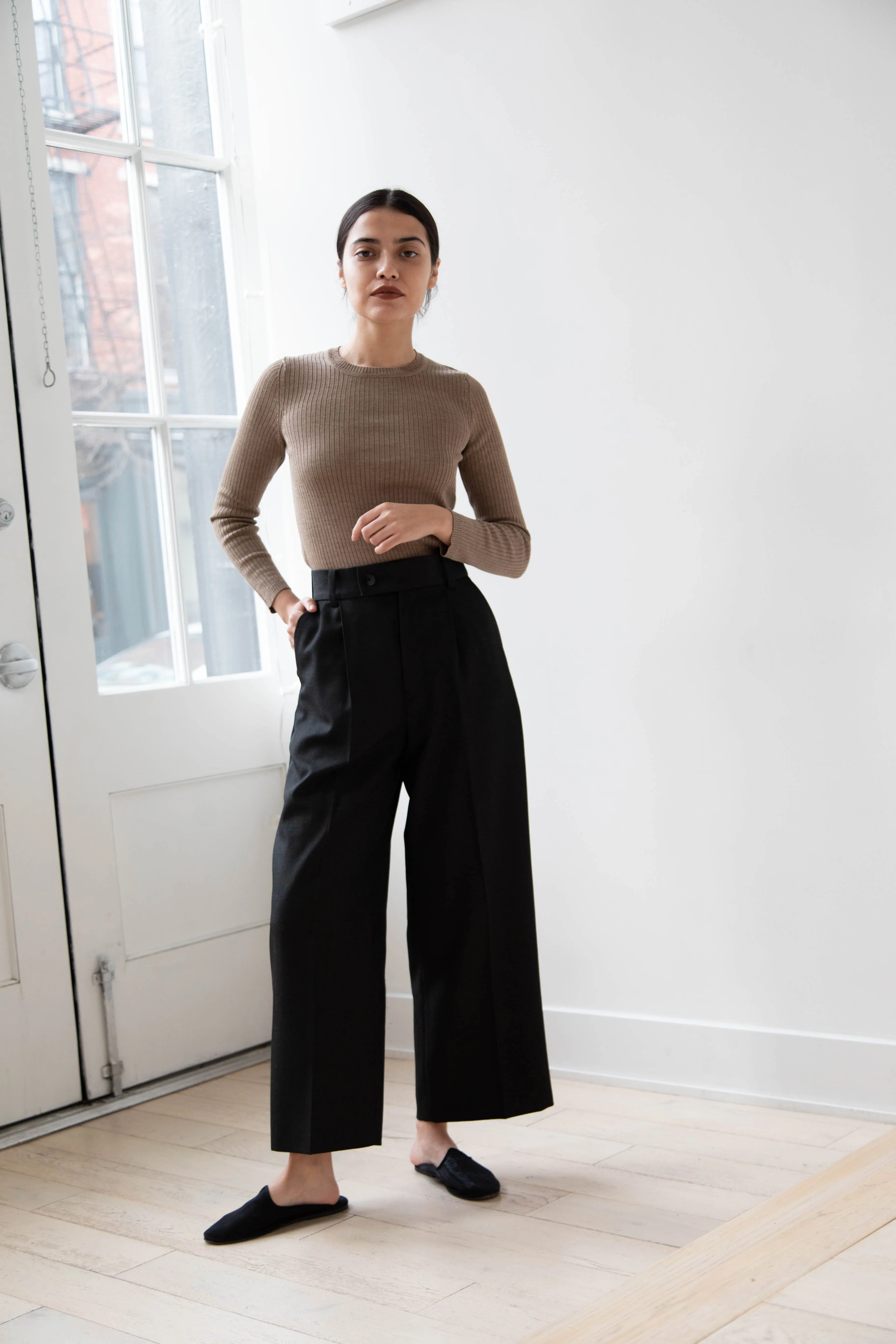 Arts & Science Simple Wide Leg Pants