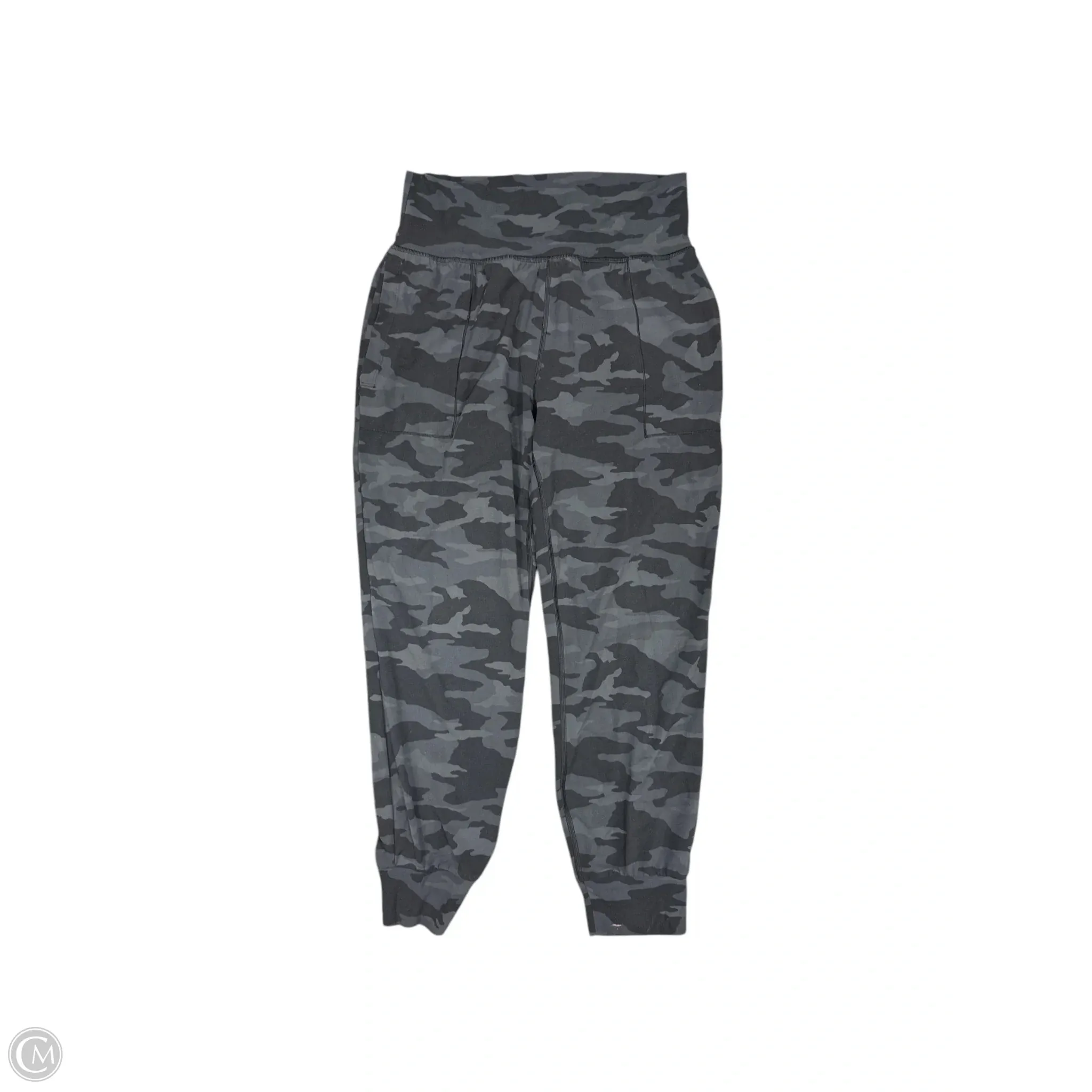Athletic Leggings By Athleta In Grey, Size: M