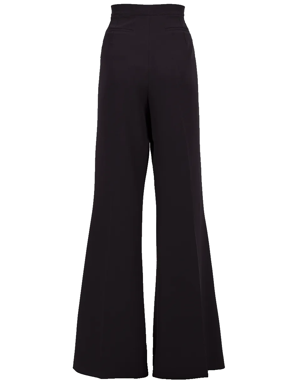Black Halluana Flare Pant