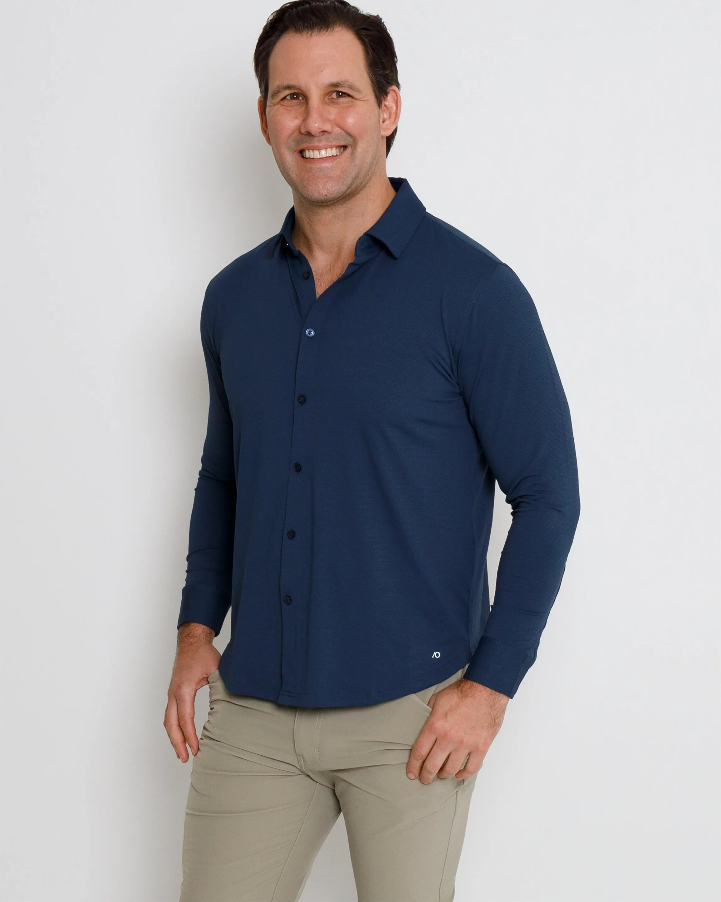 Button Down - Navy
