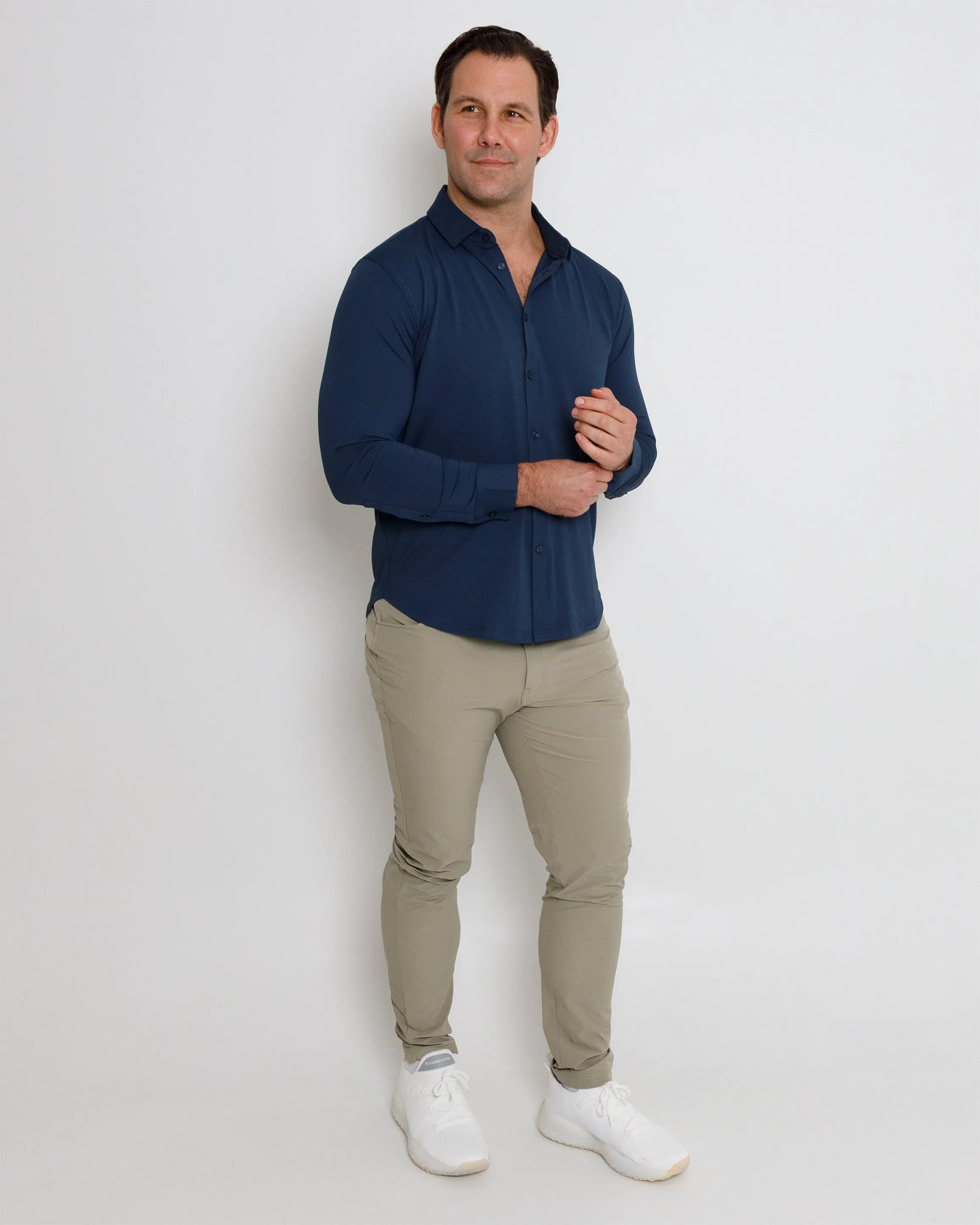 Button Down - Navy