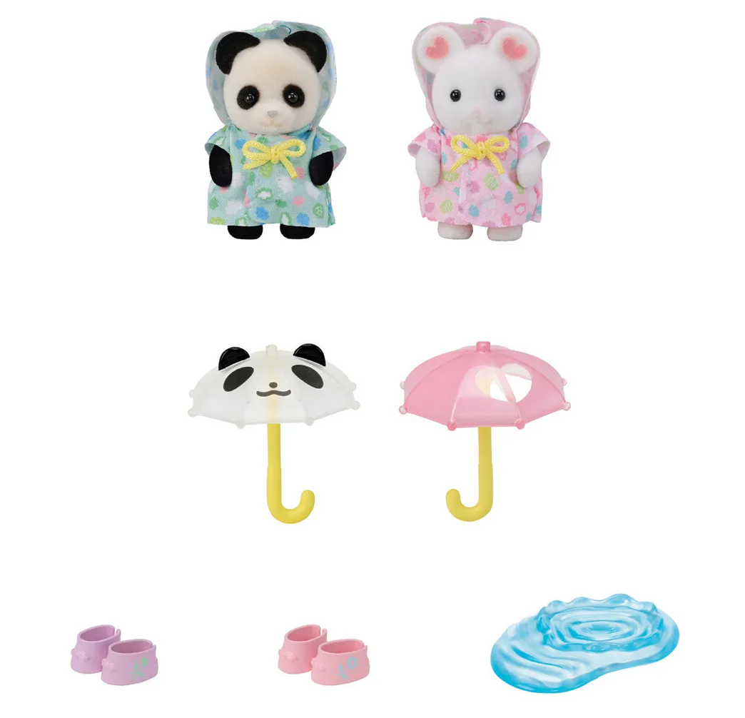 Calico Critters Rainy Day Duo Nursery Friends
