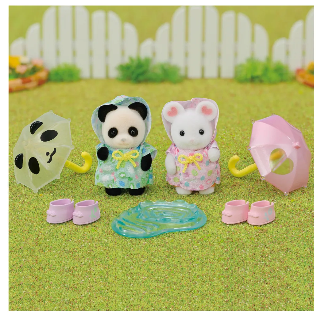 Calico Critters Rainy Day Duo Nursery Friends