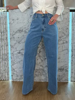 Caos - Basic Wide Leg Jeans