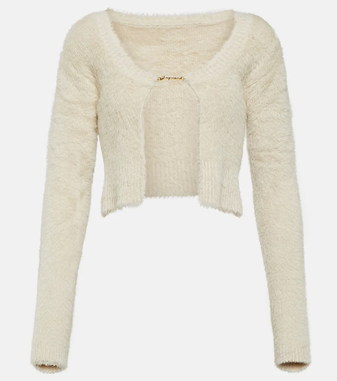 Cardigan La Maille Neve Manches Longues JACQUEMUS, white