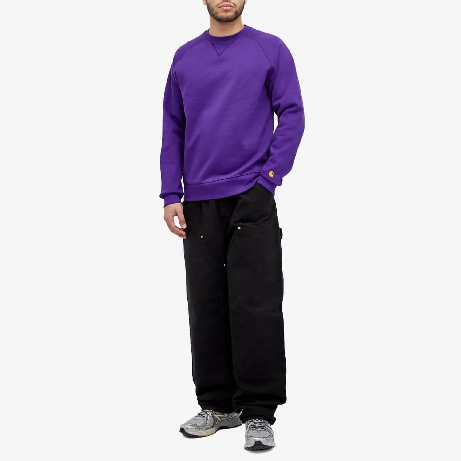 Carhartt Wip Chase Sweatshirt, purple