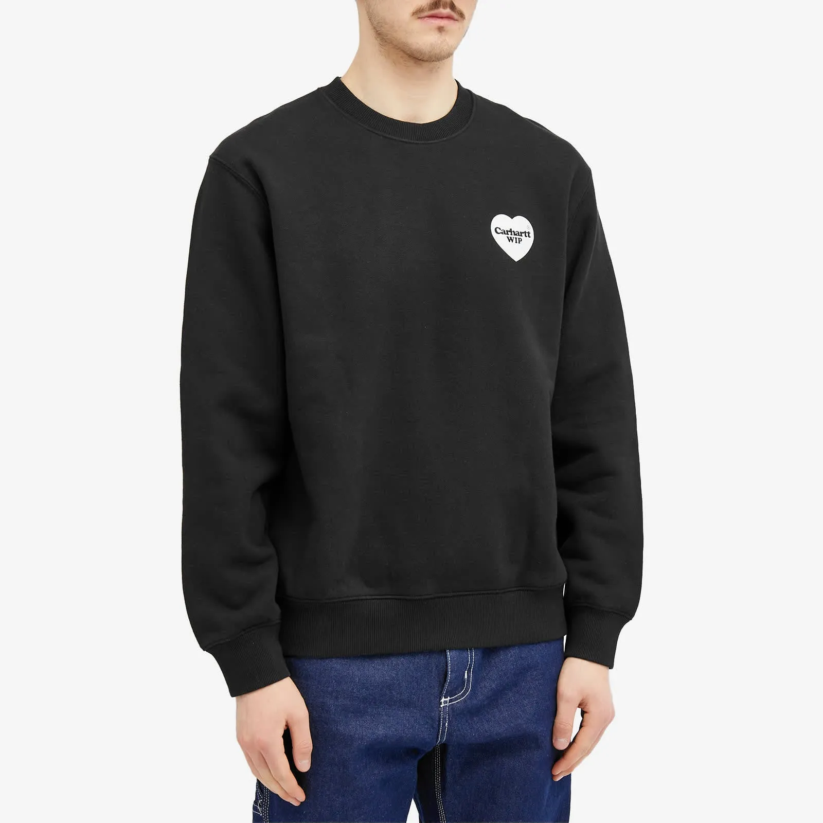 Carhartt Wip Heart Bandana Sweatshirt, Black & White