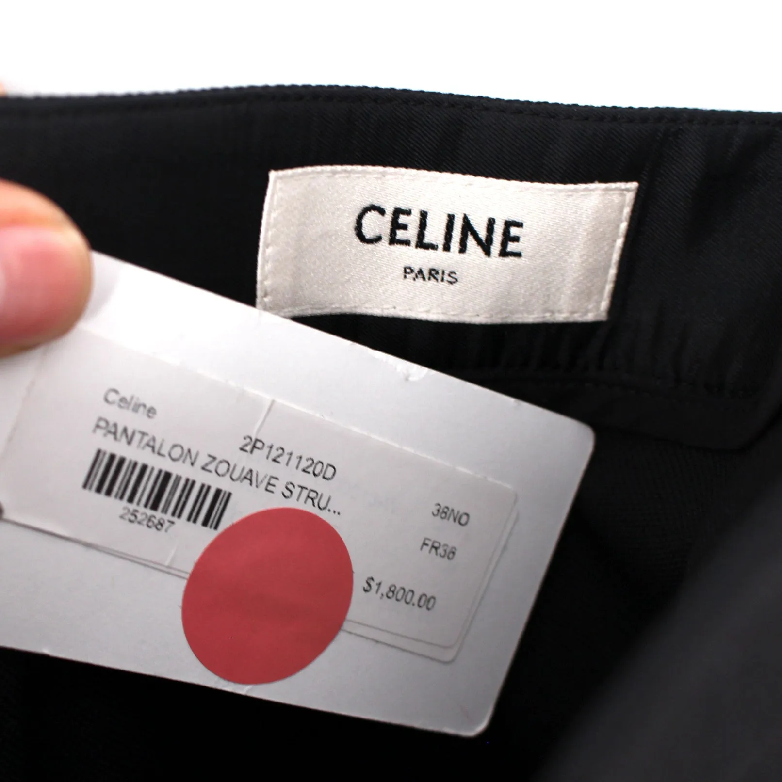 Celine Zouave Structured Trousers