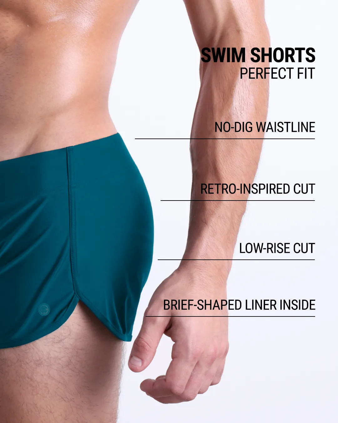 CHIC TEAL - Swim Shorts