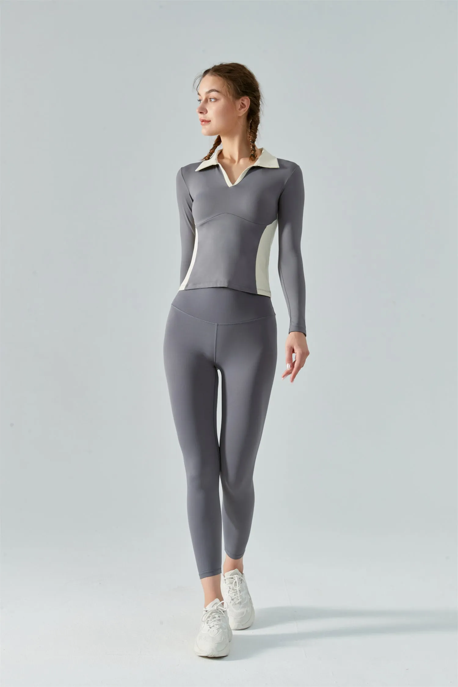 Collared Sports Top