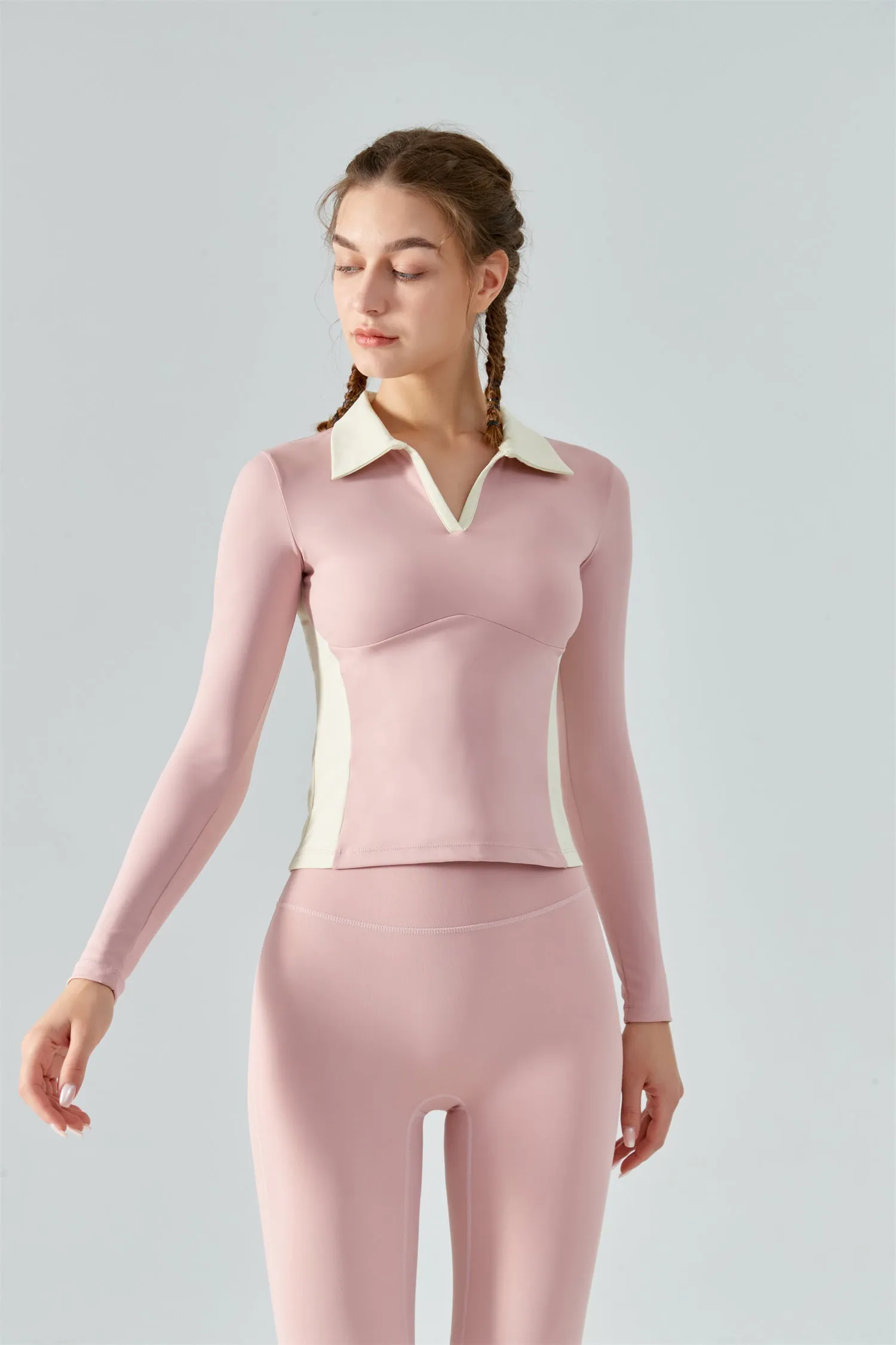 Collared Sports Top