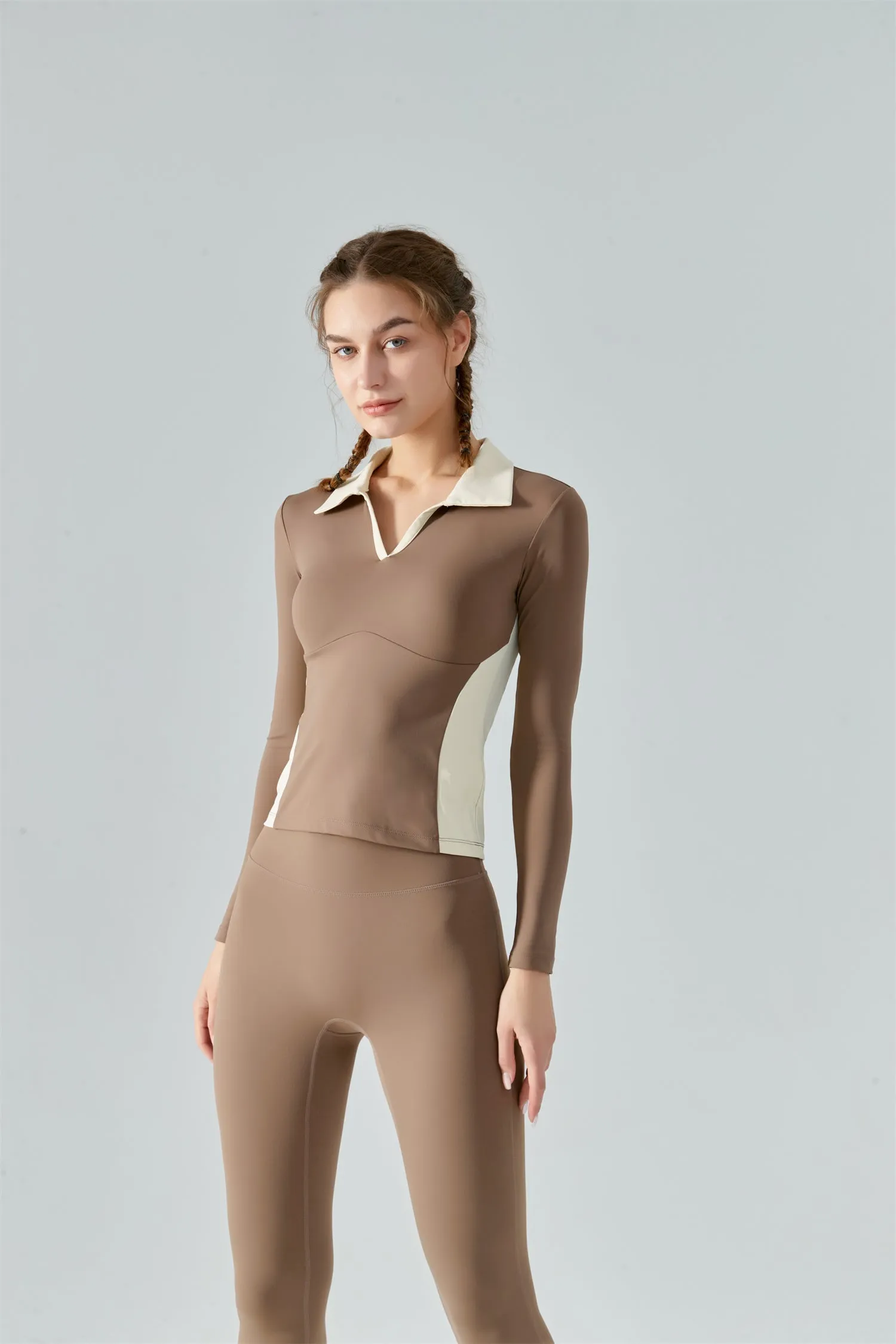 Collared Sports Top