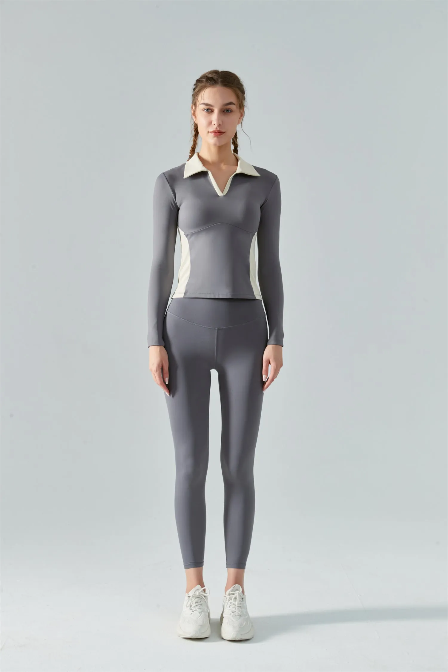 Collared Sports Top