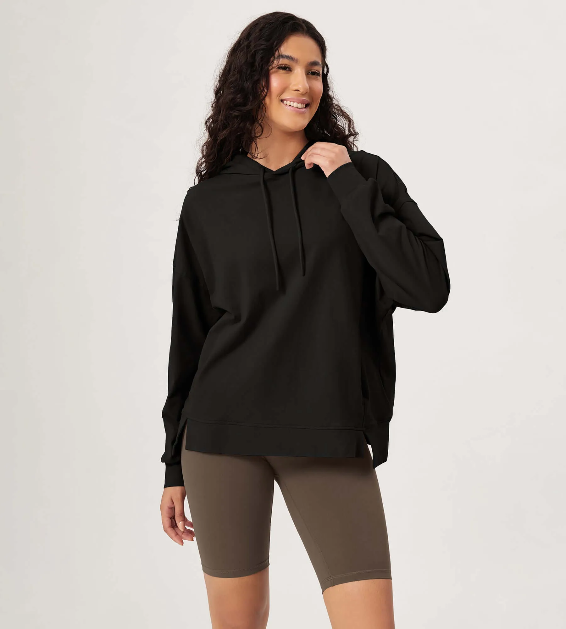 Cotton Soft Oversized Drawstring Hoodie