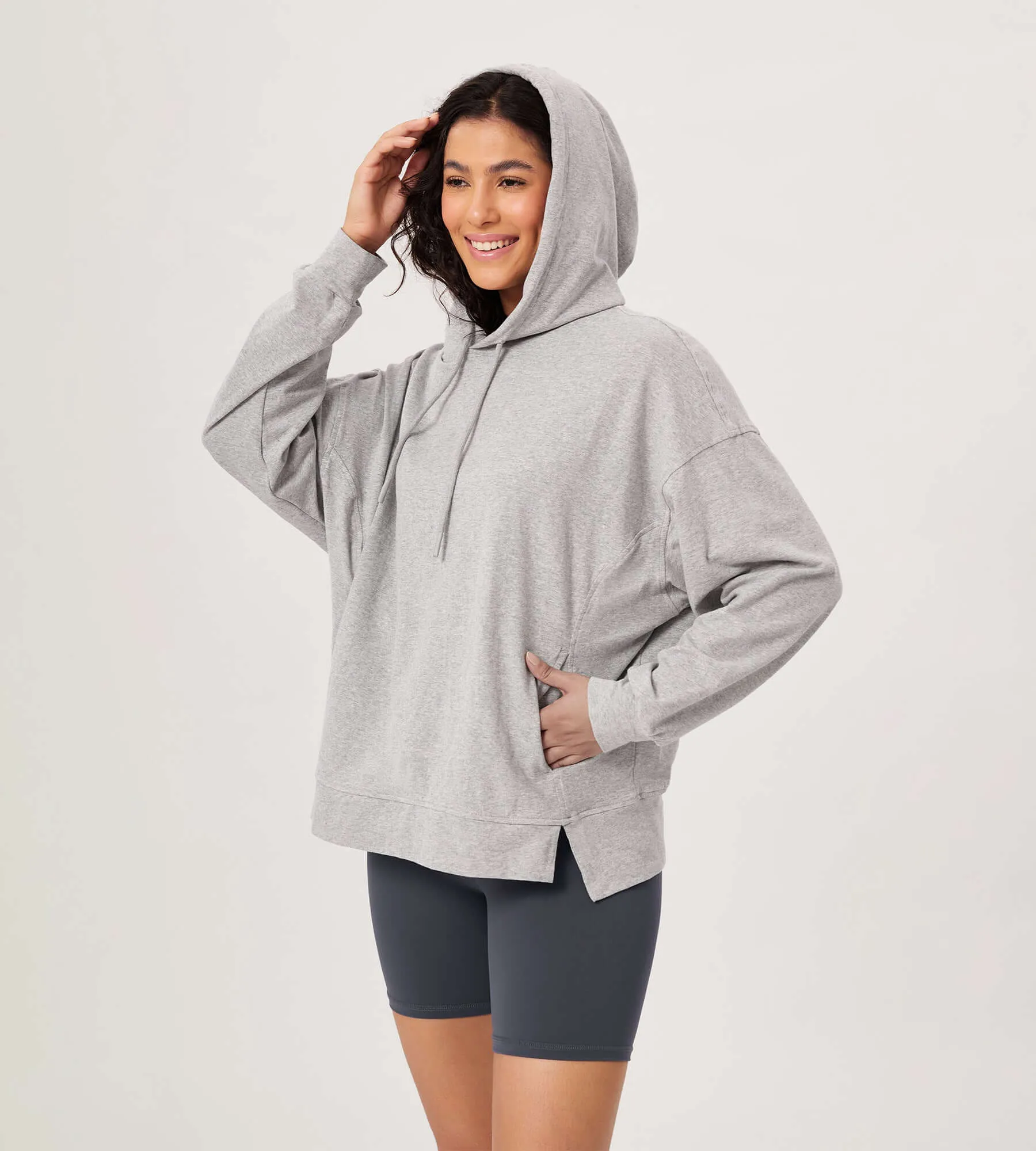 Cotton Soft Oversized Drawstring Hoodie