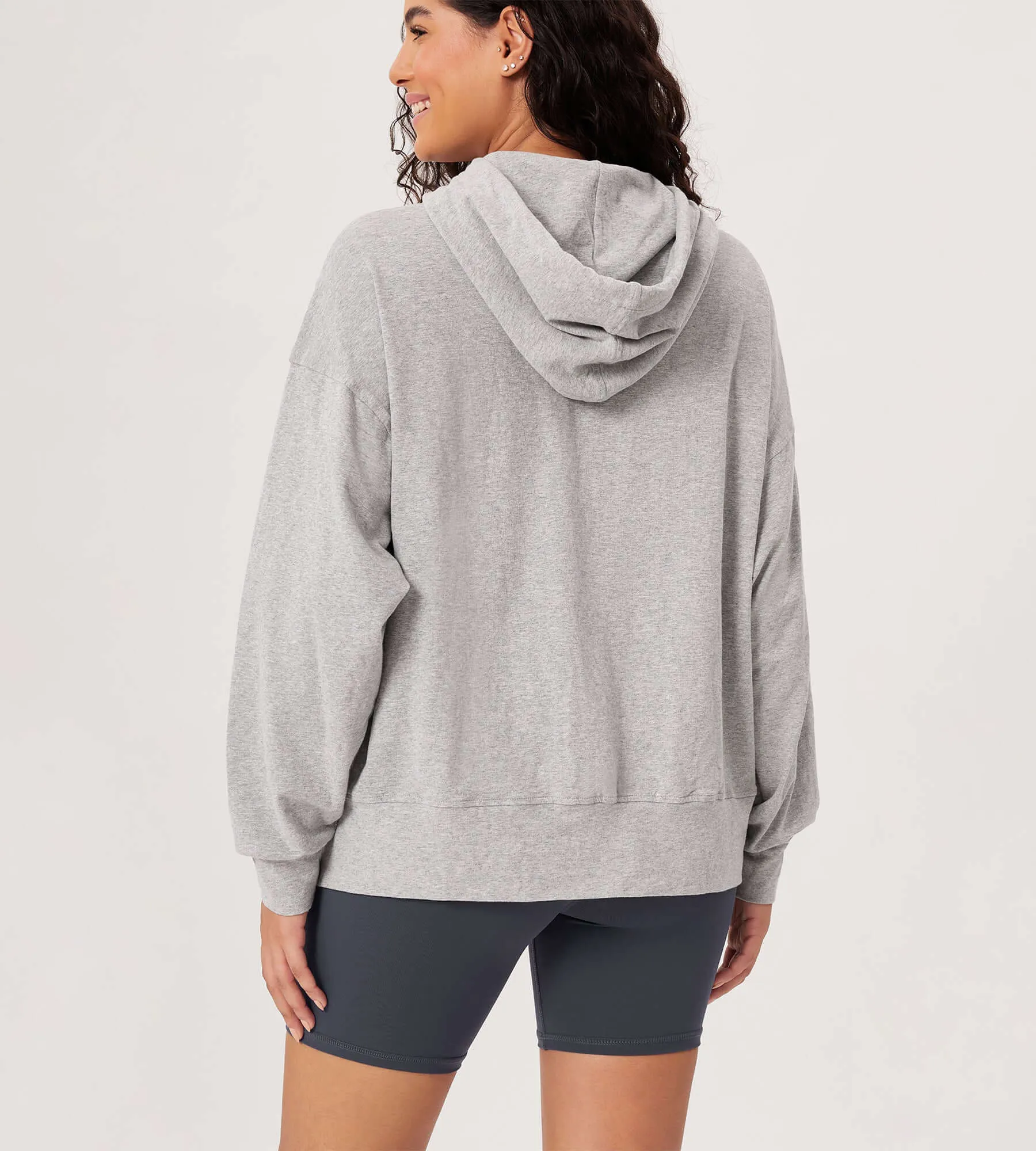 Cotton Soft Oversized Drawstring Hoodie