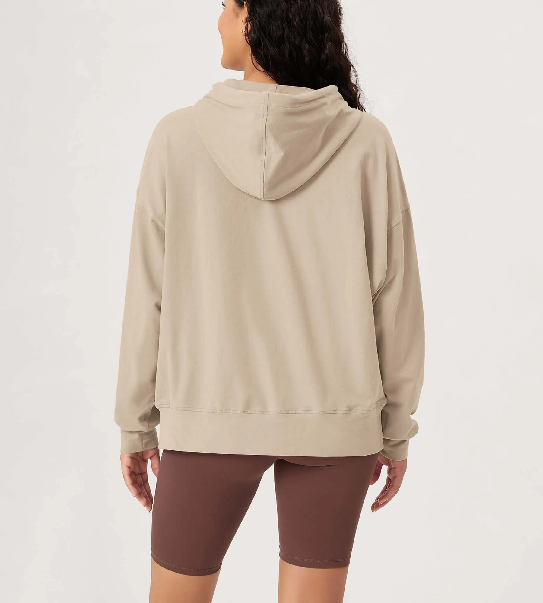 Cotton Soft Oversized Drawstring Hoodie