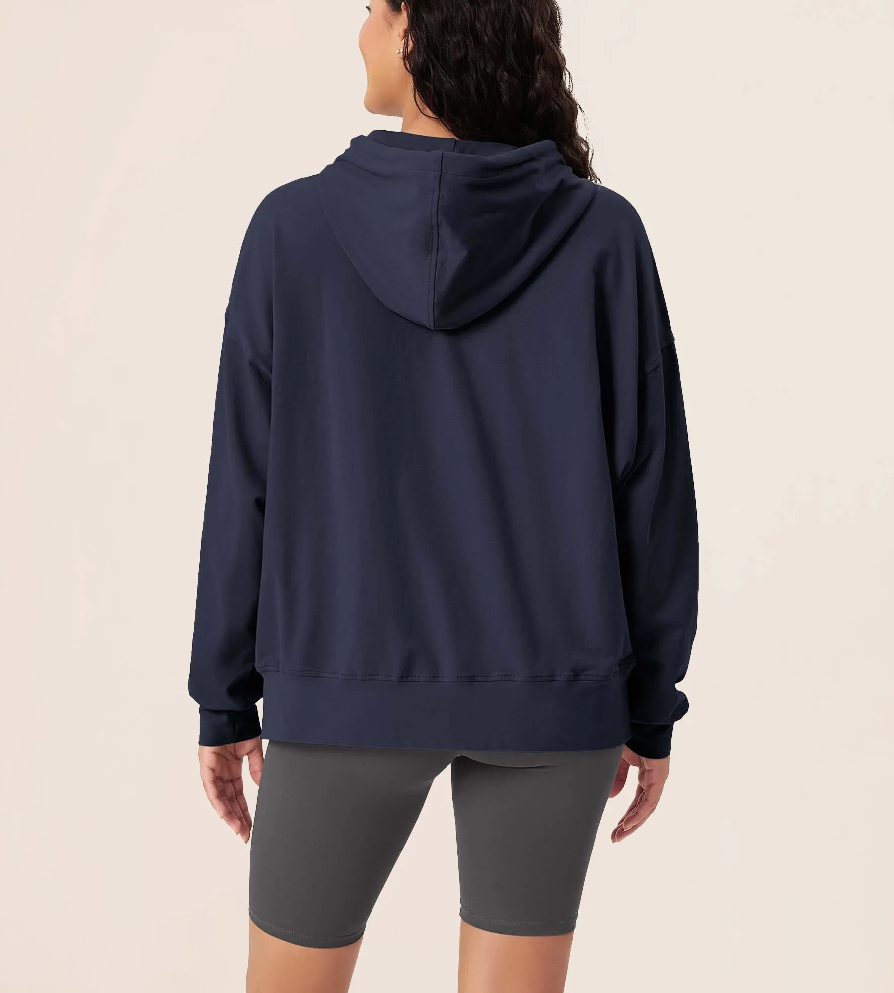 Cotton Soft Oversized Drawstring Hoodie