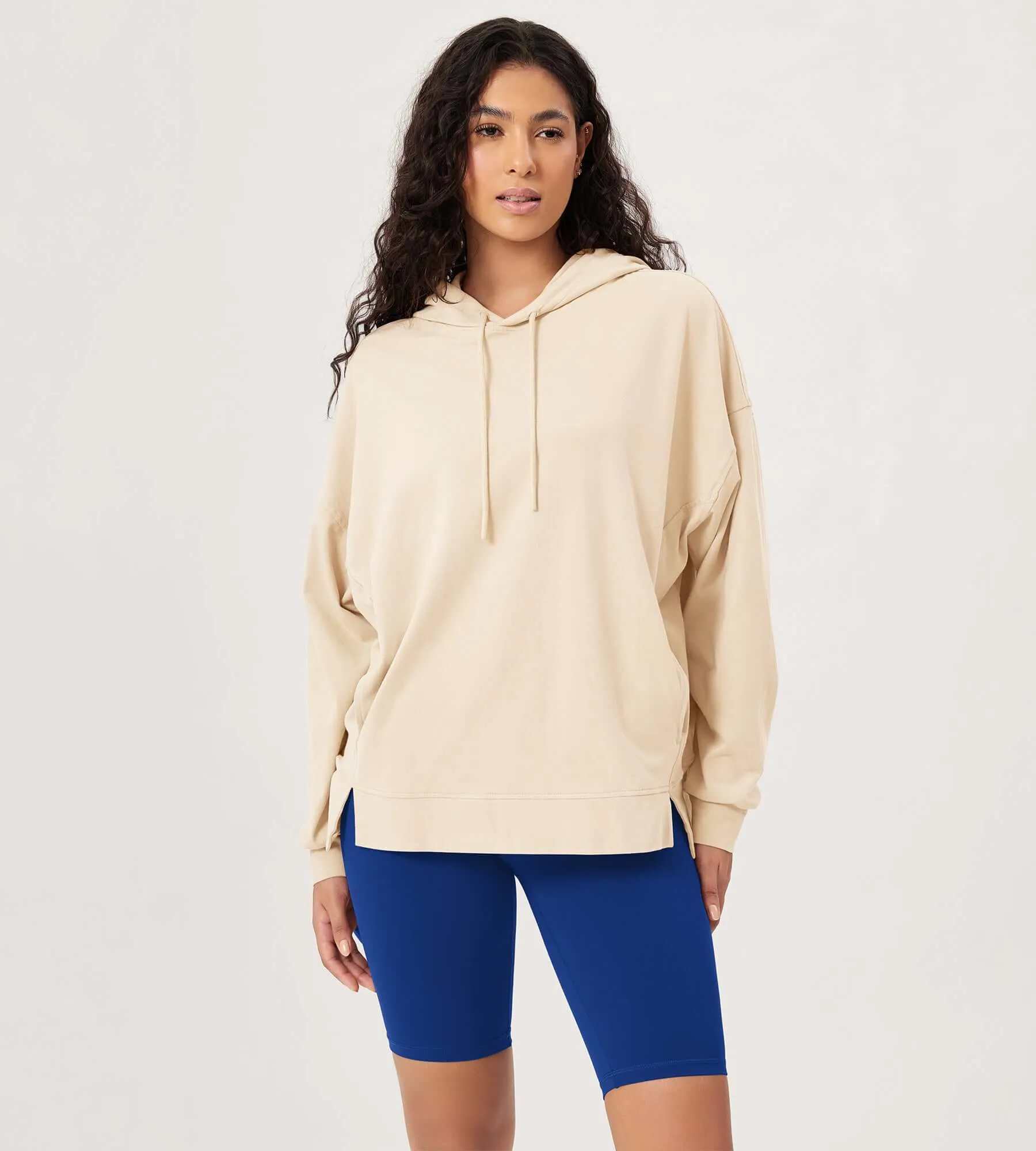 Cotton Soft Oversized Drawstring Hoodie