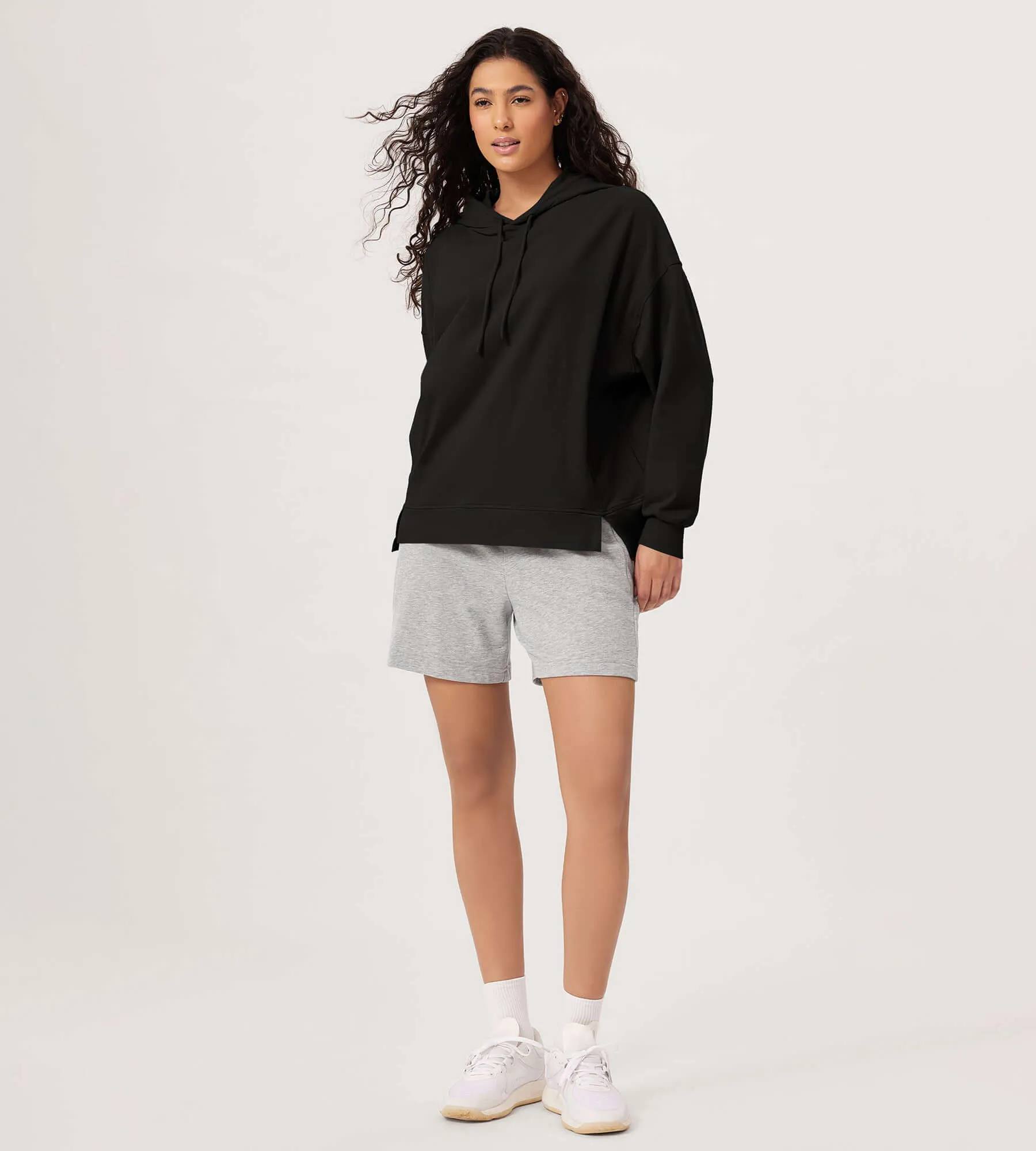 Cotton Soft Oversized Drawstring Hoodie