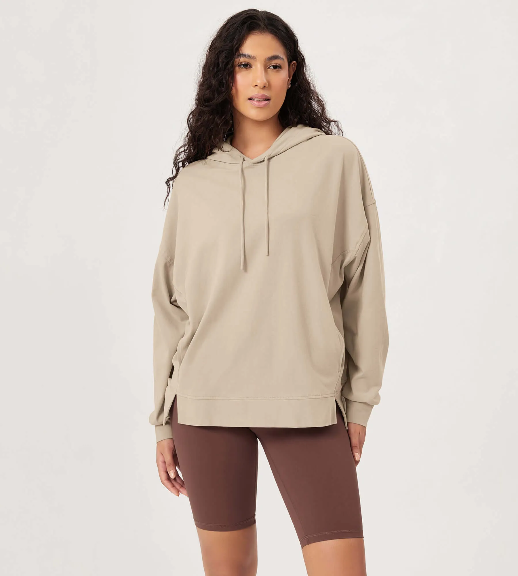 Cotton Soft Oversized Drawstring Hoodie