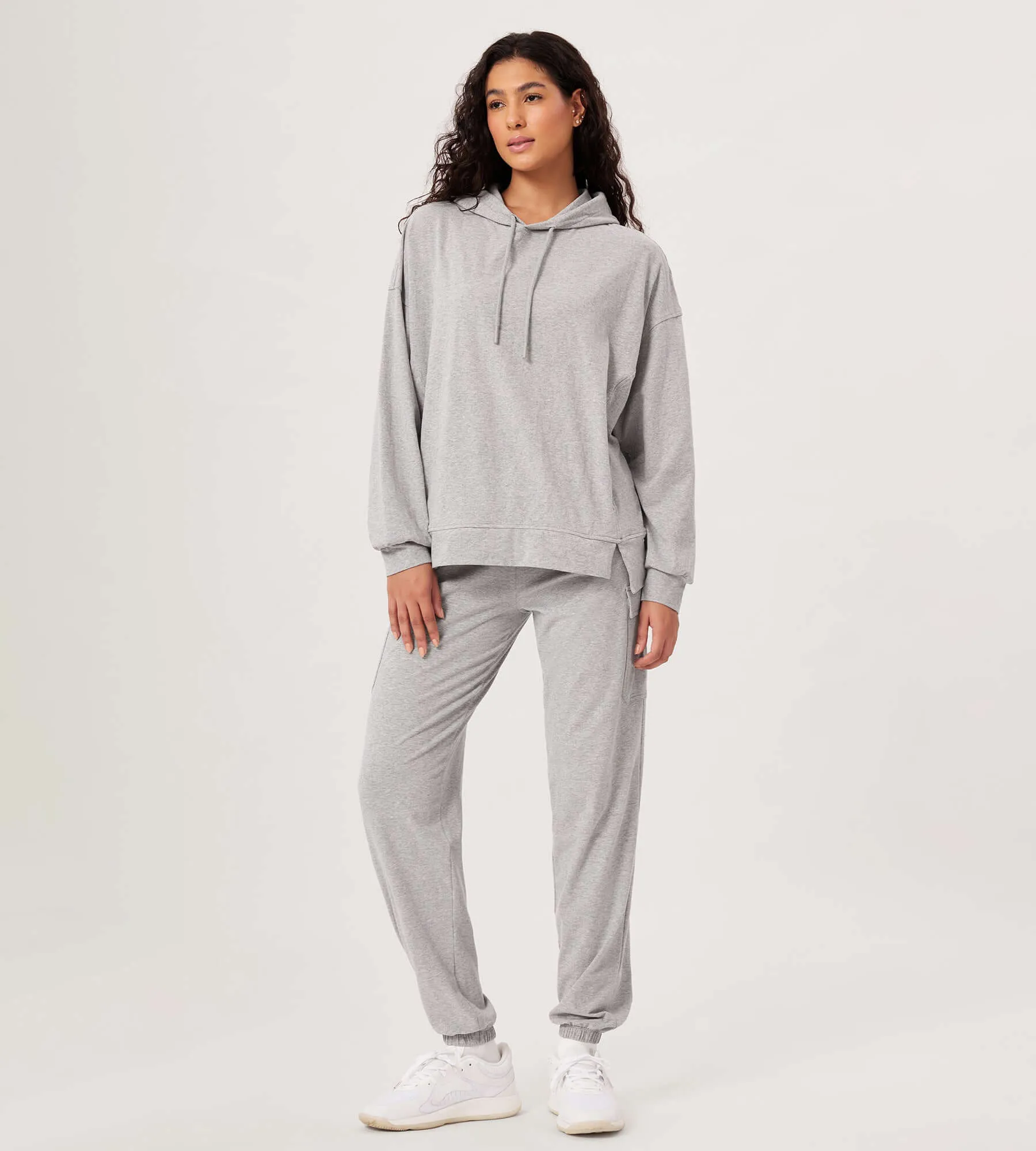 Cotton Soft Oversized Drawstring Hoodie
