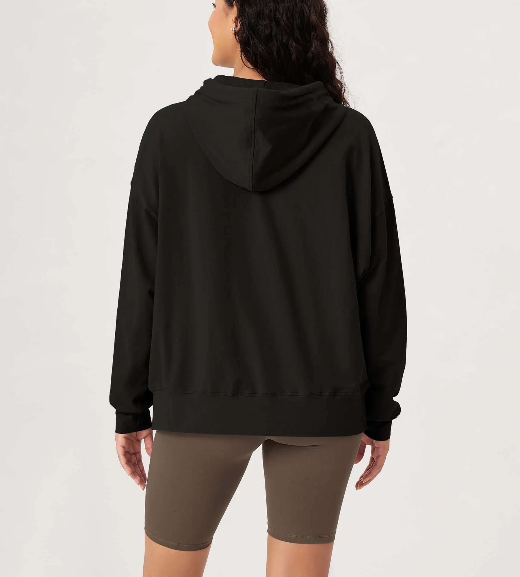 Cotton Soft Oversized Drawstring Hoodie