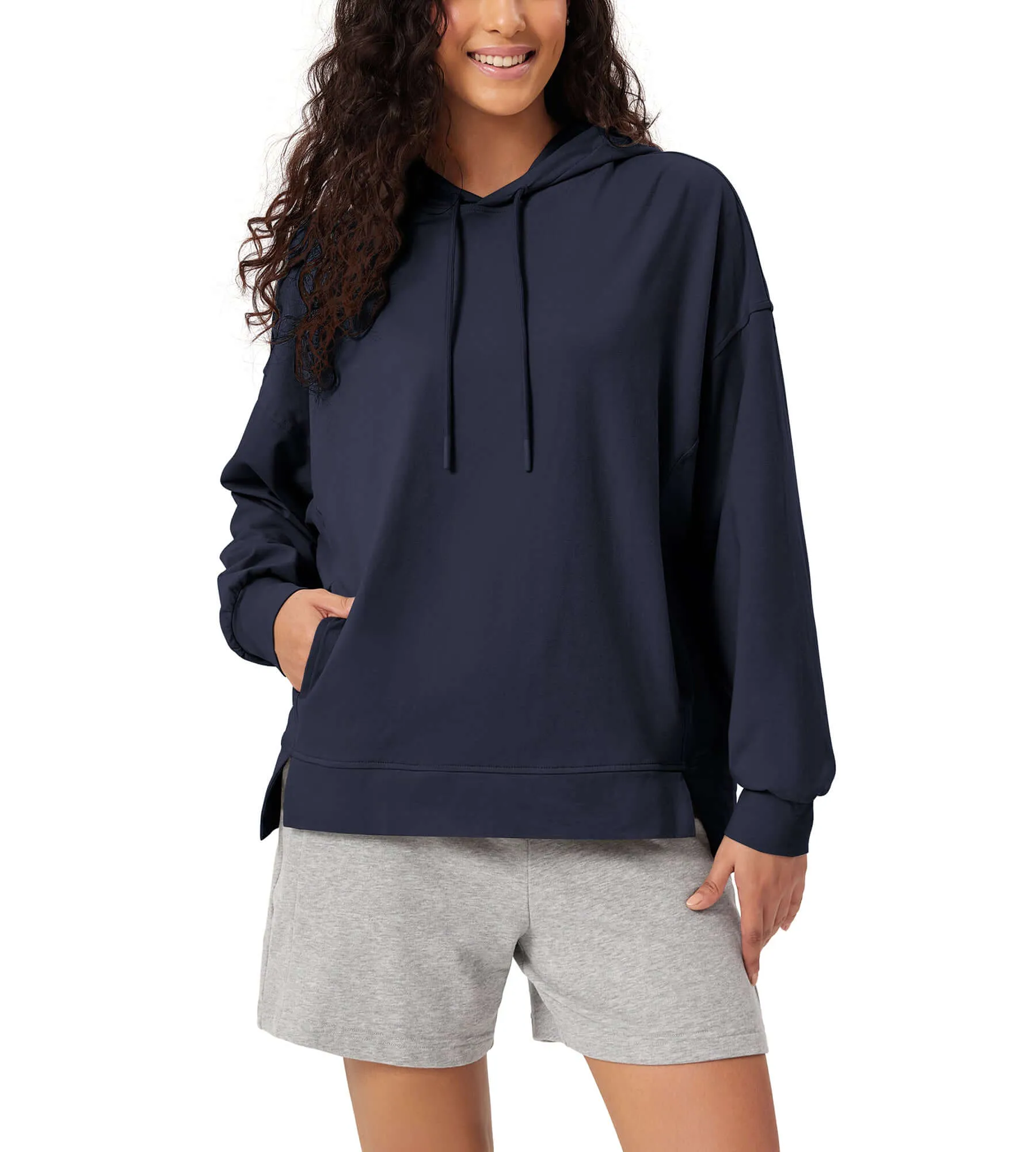 Cotton Soft Oversized Drawstring Hoodie