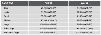 Crewsaver Race Top S - Waterproof Spray Top