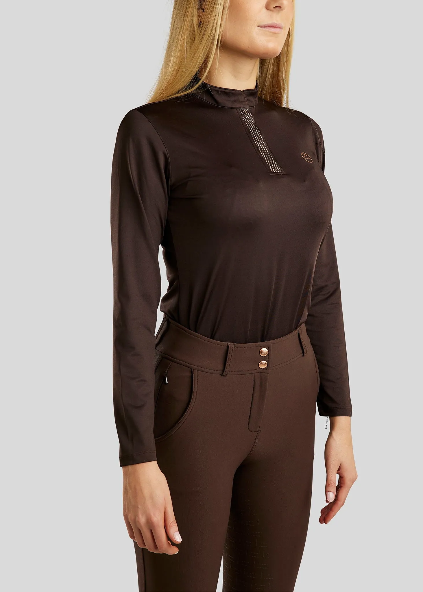 CURVE Briella Shirt - Brown