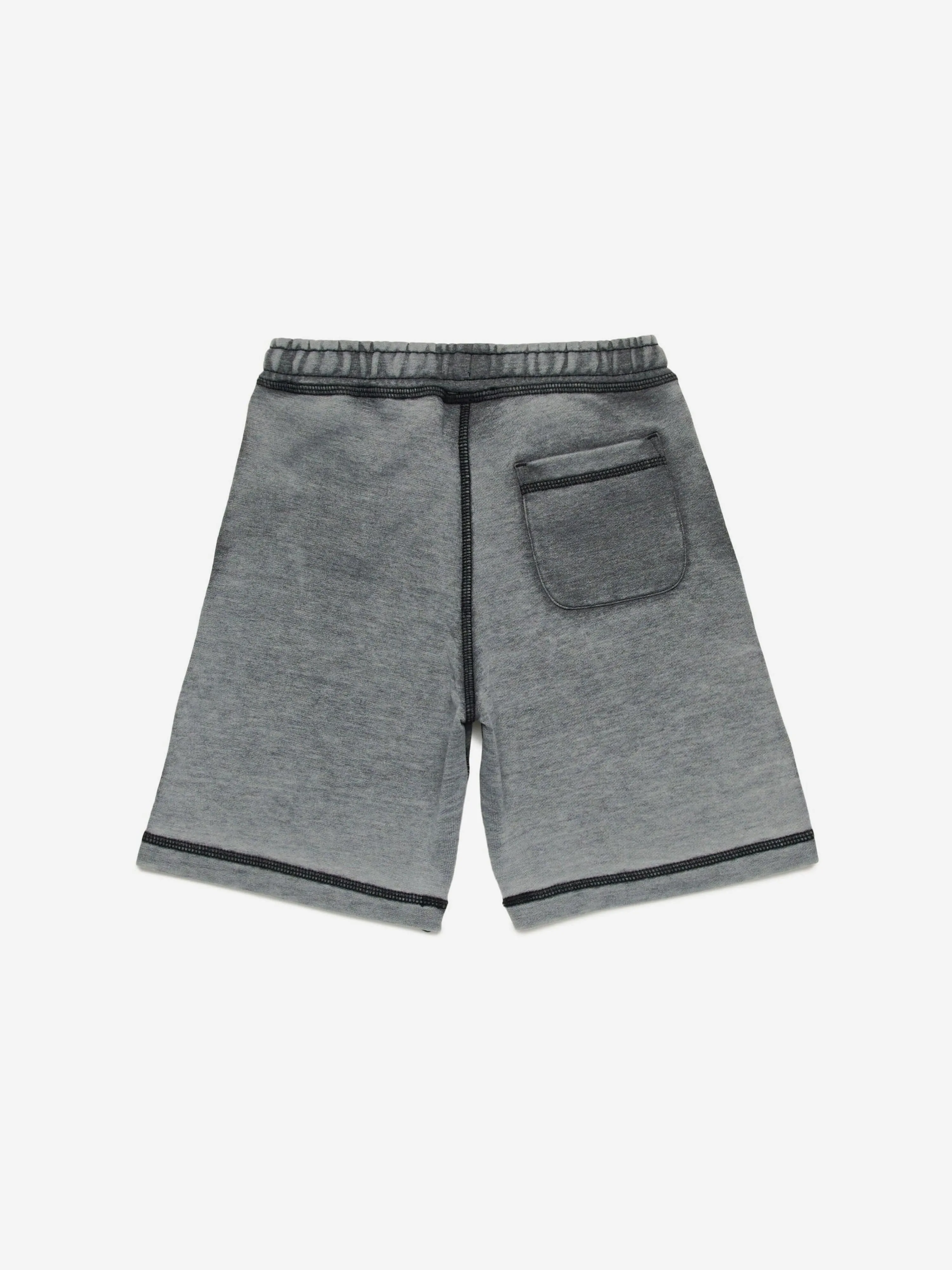 Diesel Boys Logo Shorts in Grey