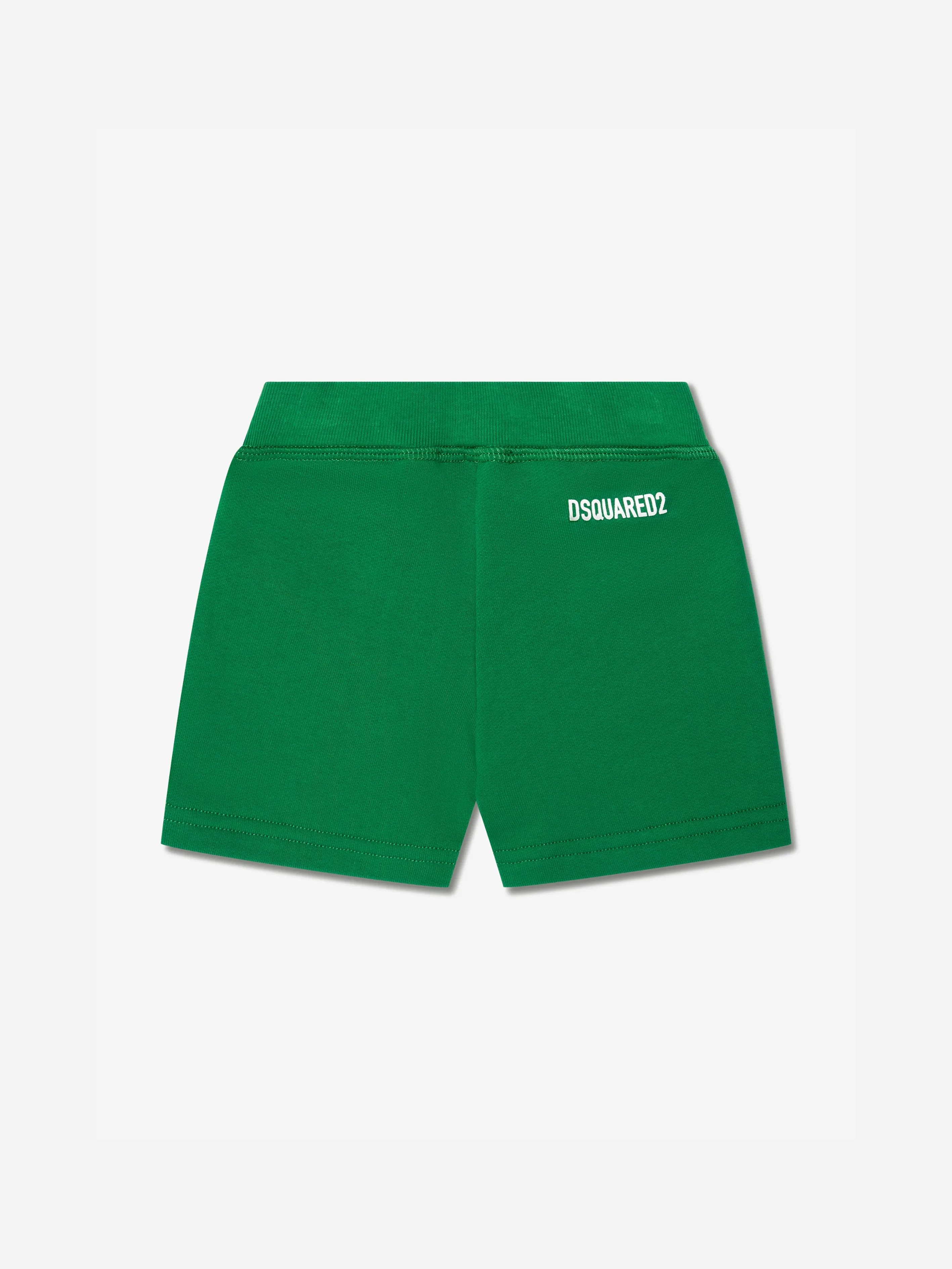 Dsquared2 Baby Logo Shorts In Green