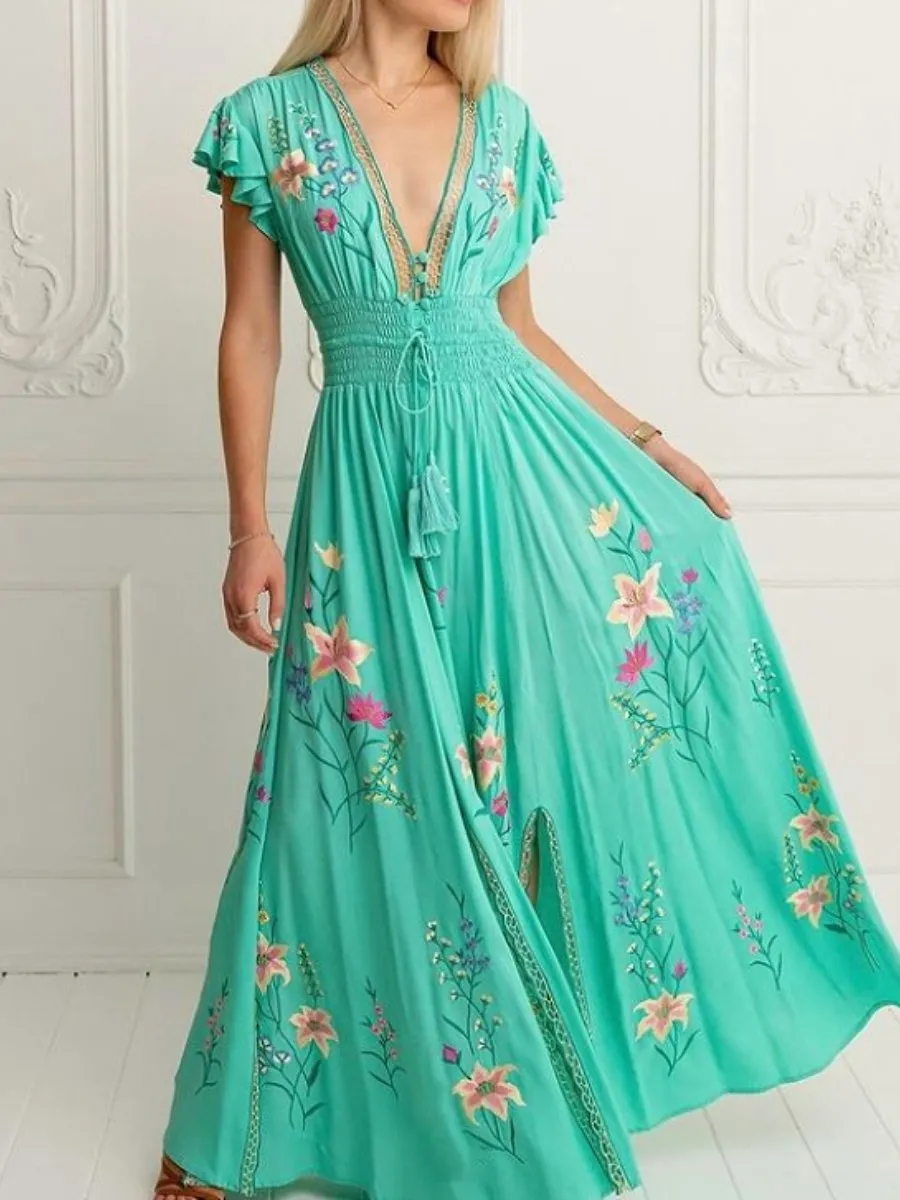 Elegant Bohemian Dress