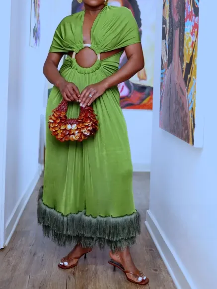 Elegant Green Dress