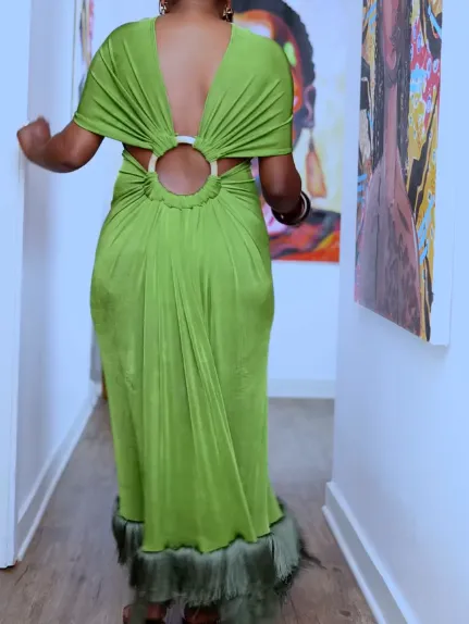 Elegant Green Dress