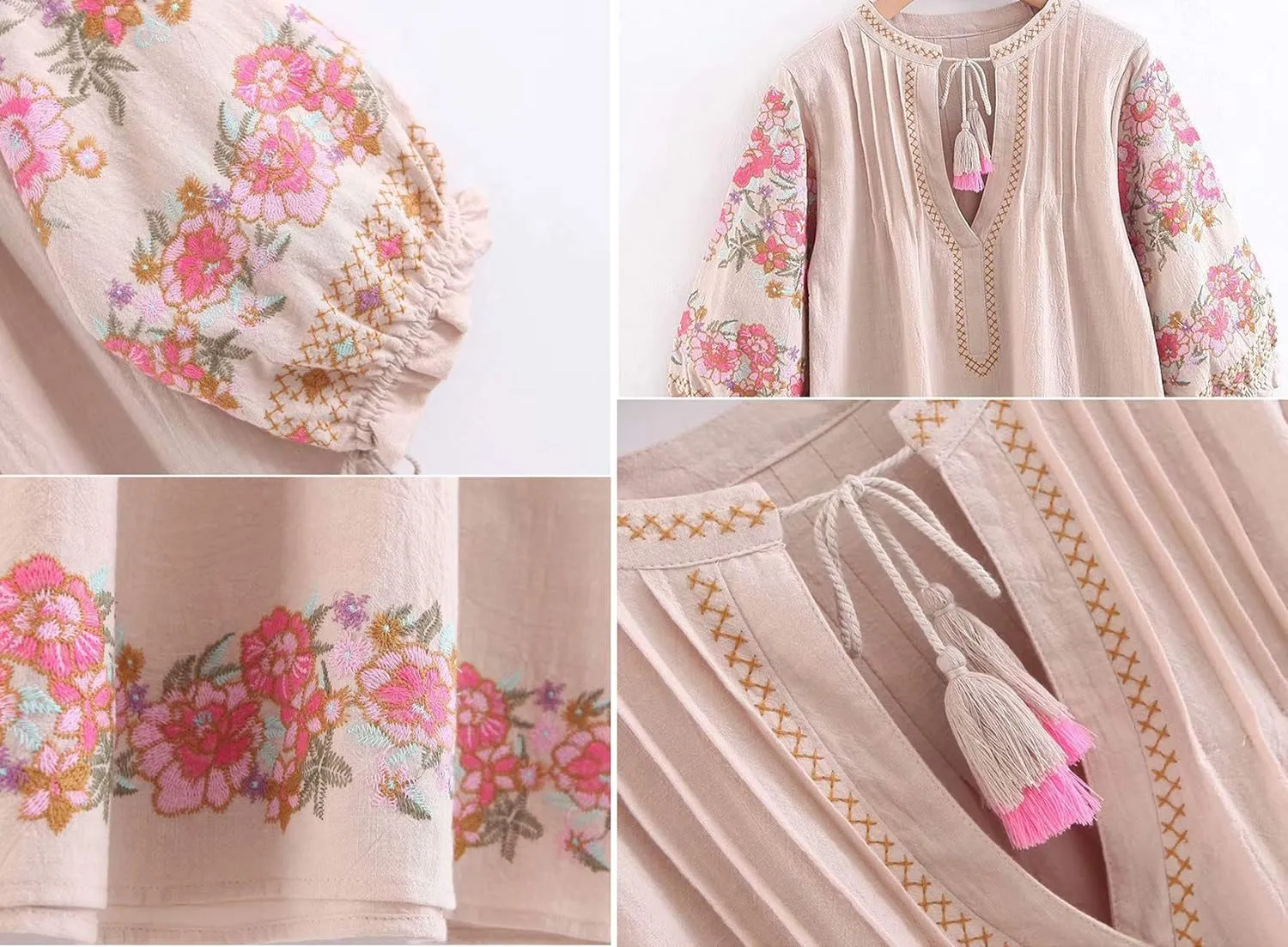 Elegant Retro Floral Print Dress