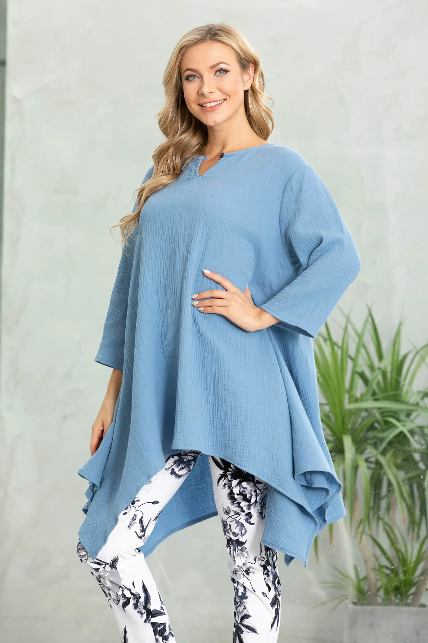 Exclusive Cotton Gauze- Handkerchief Dress