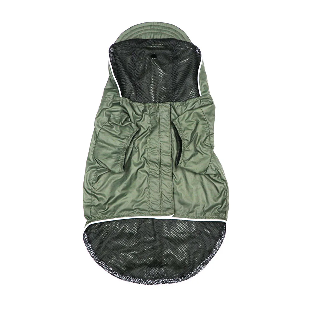 Forest Green Raincoat