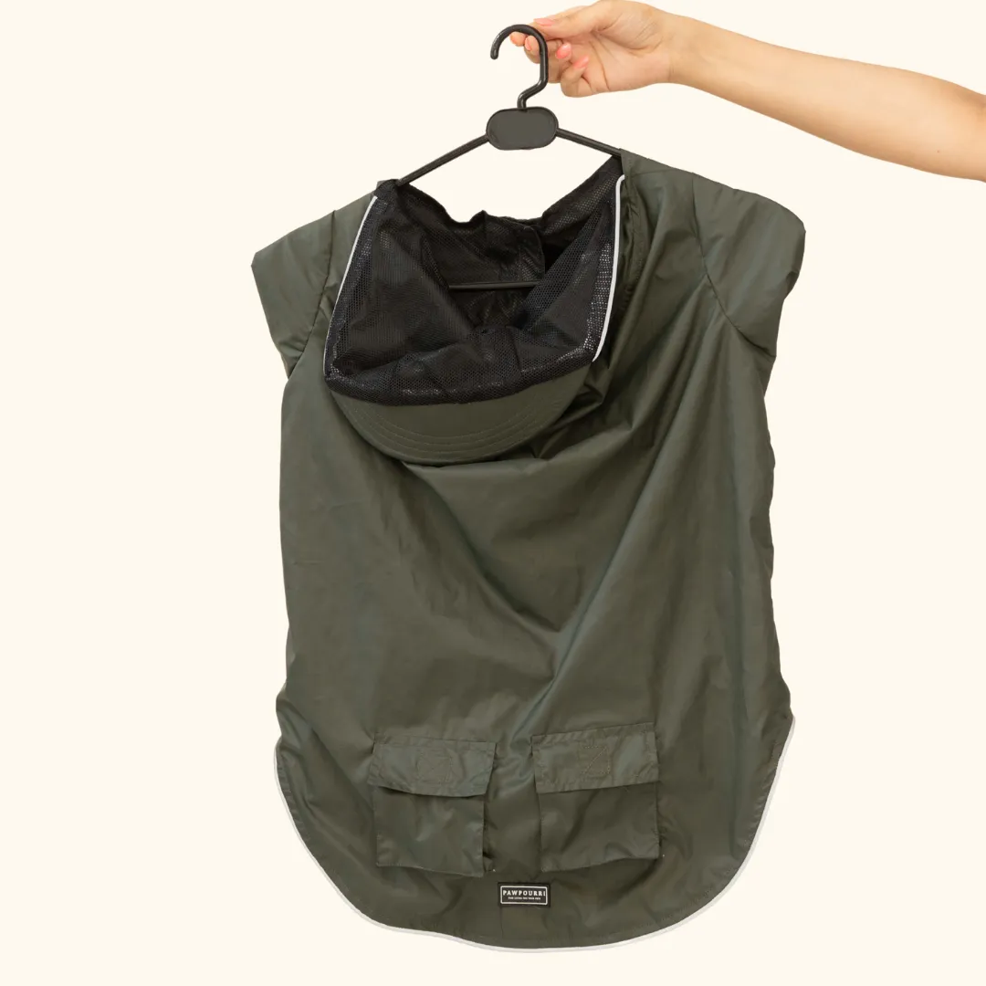 Forest Green Raincoat