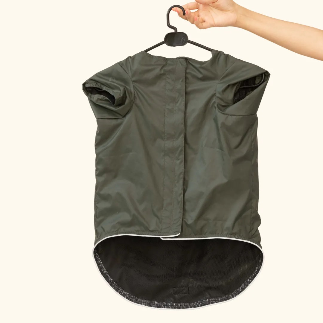 Forest Green Raincoat