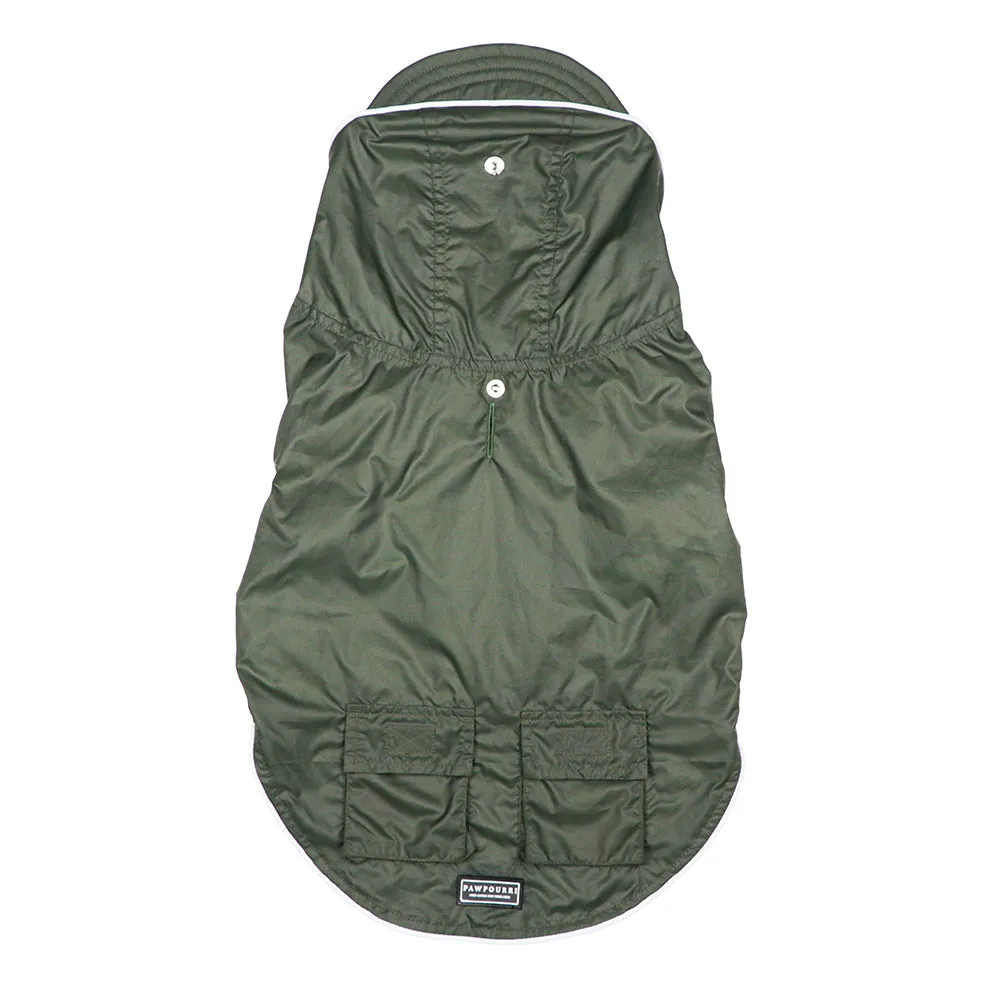 Forest Green Raincoat