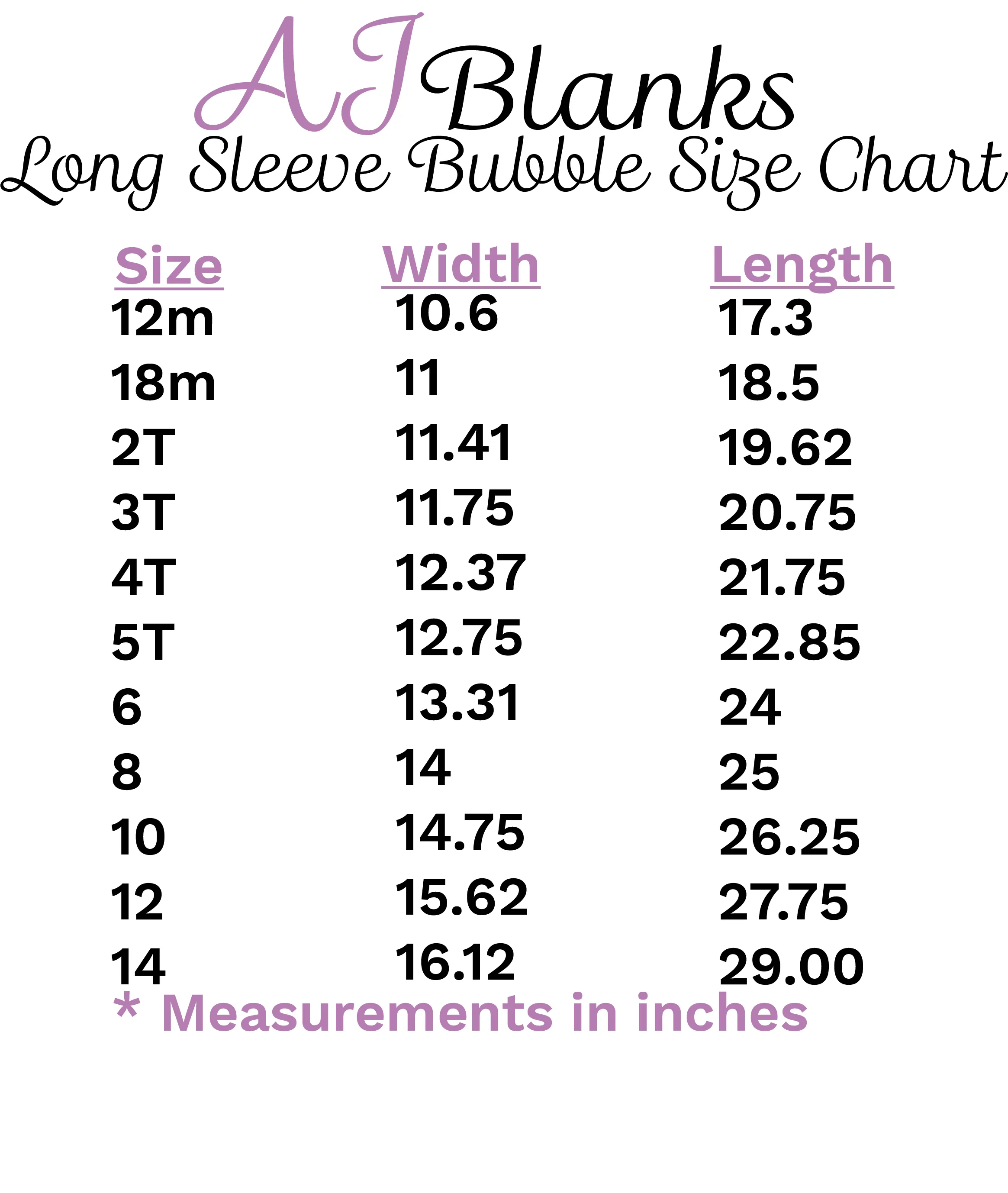 Girl's Long Sleeve Bubble