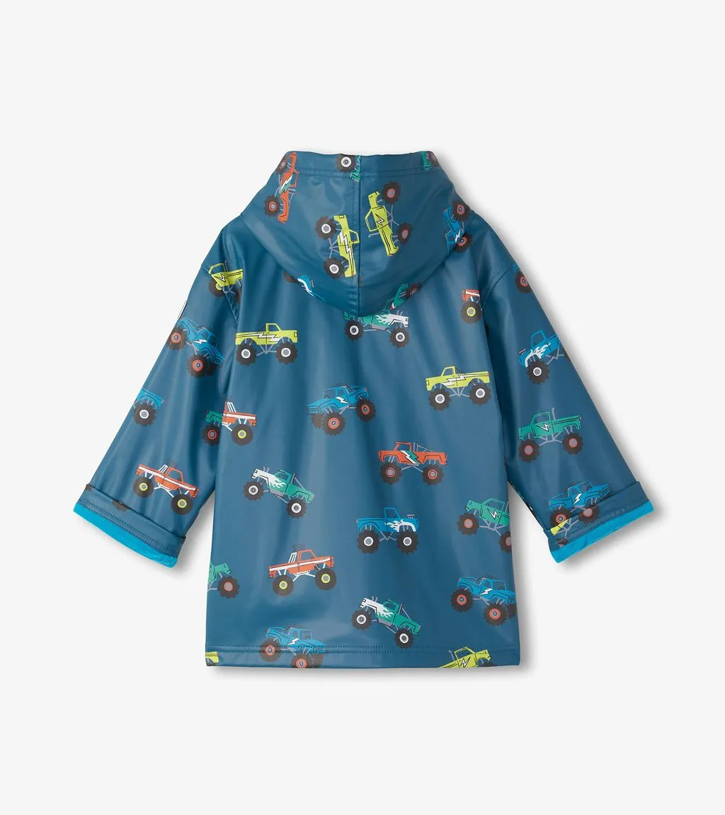 Hatley Monster Trucks Zip Raincoat F24mtk818