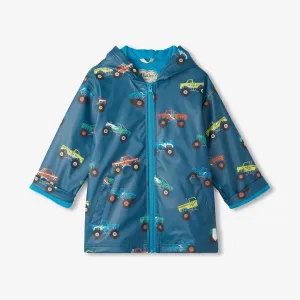 Hatley Monster Trucks Zip Raincoat F24mtk818