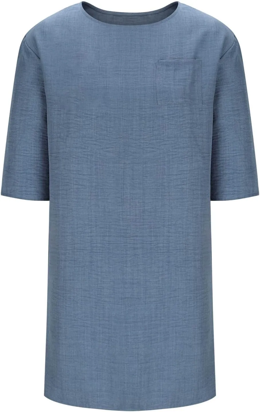 hlysgo Womens Vacation Dress 2025 Summer Casual 3/4 Sleeve Mini Dresses Loose Comfy Knee Length Beach Dress with Pockets
