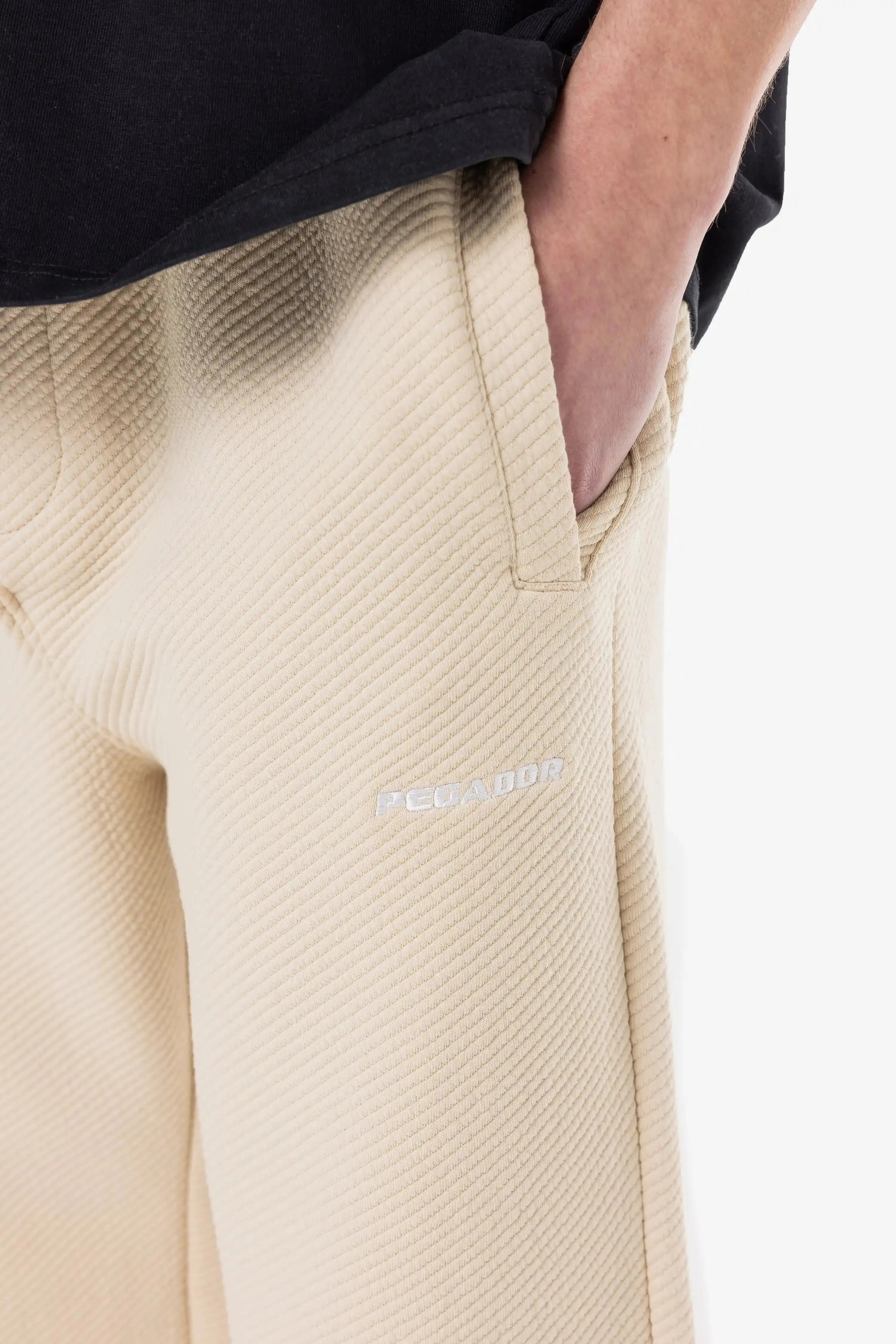 Jawed Wide Structured Pants Light Beige