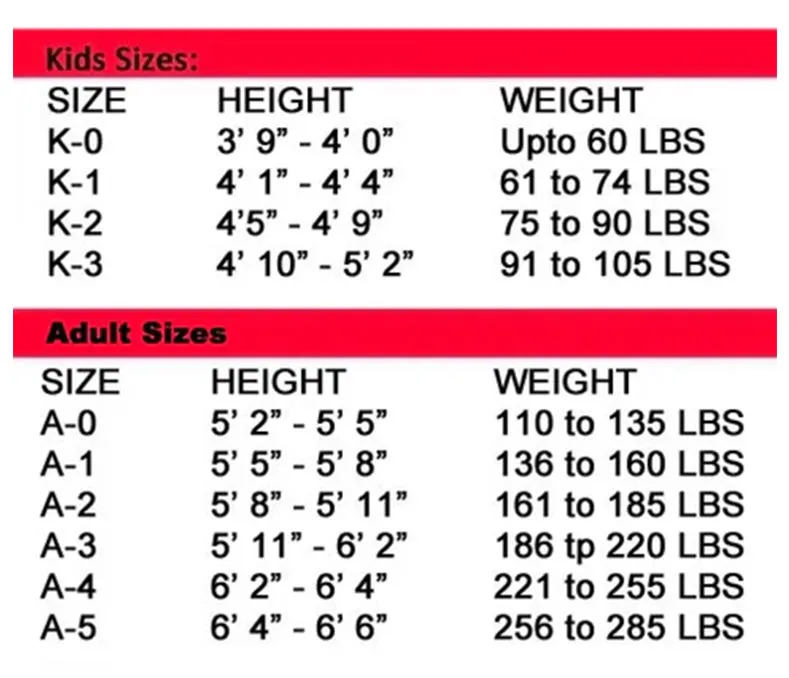 Jiu Jitsu Uniform, Ultra Light 10 oz., Black